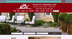 Desktop Screenshot of martin-immobilier.net